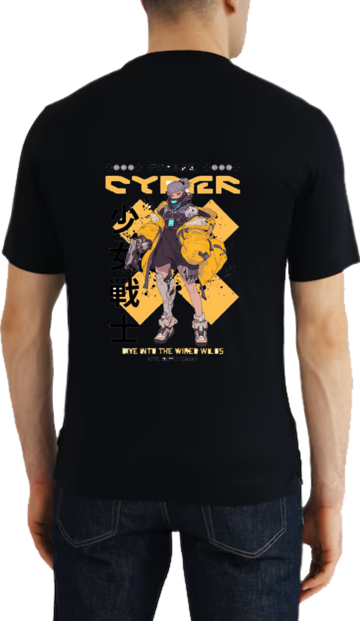 CYPER t- shirt One Size Black Back 18
