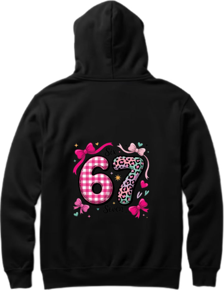 designs 67 Oversize Hoodie Black Back 18