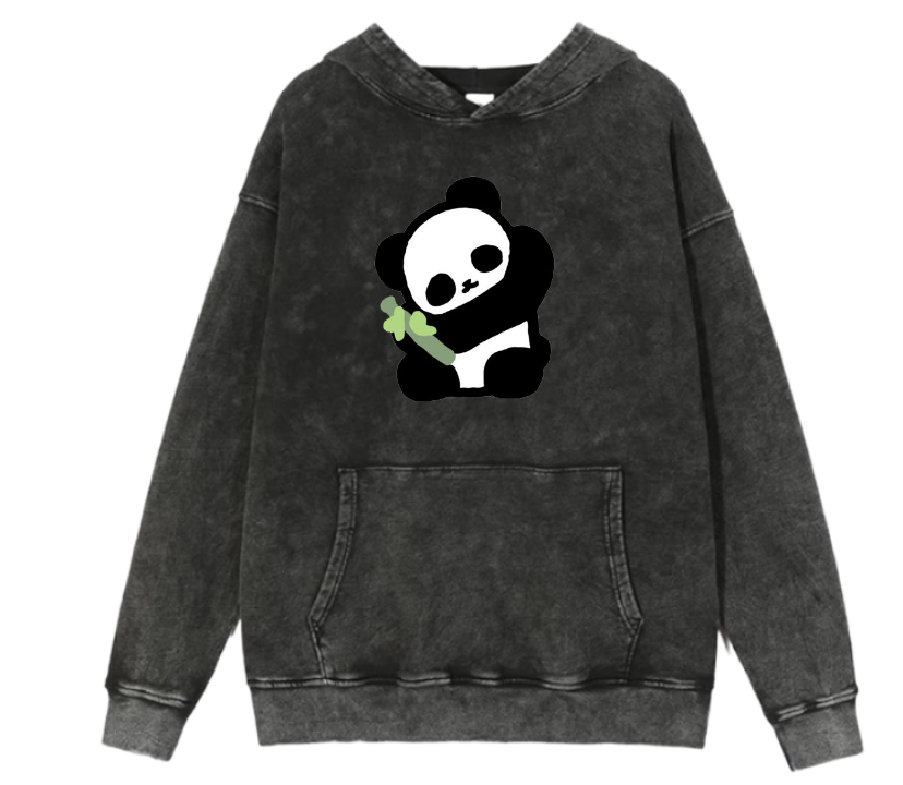PANDA Oversize Hoodie Washed 18