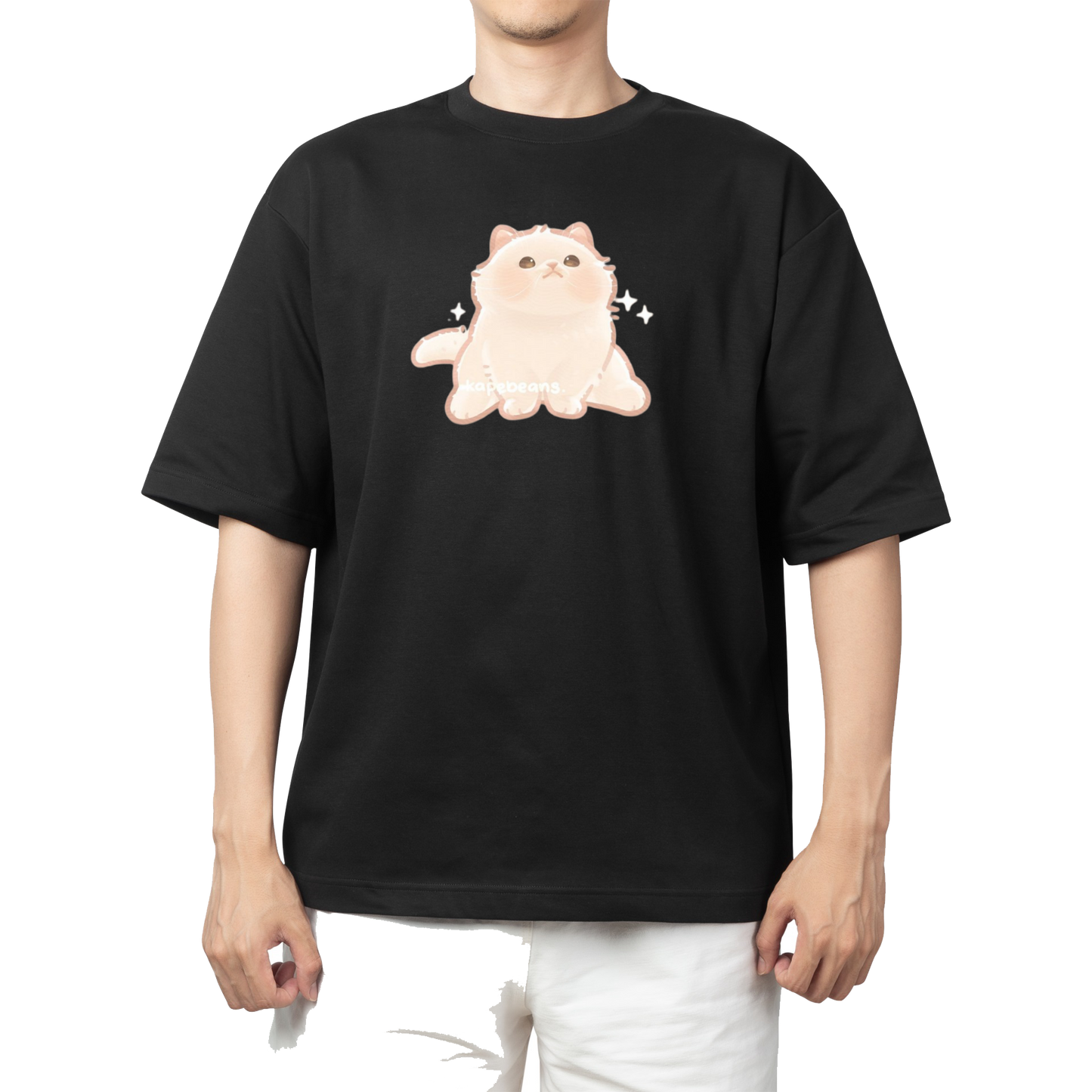 cat One Size t- shirt Black 18