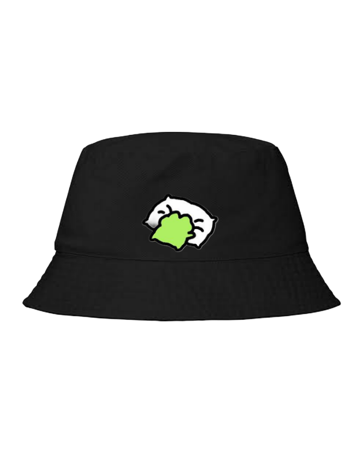 Frog Bucket hat Fishman hat cap Black 18