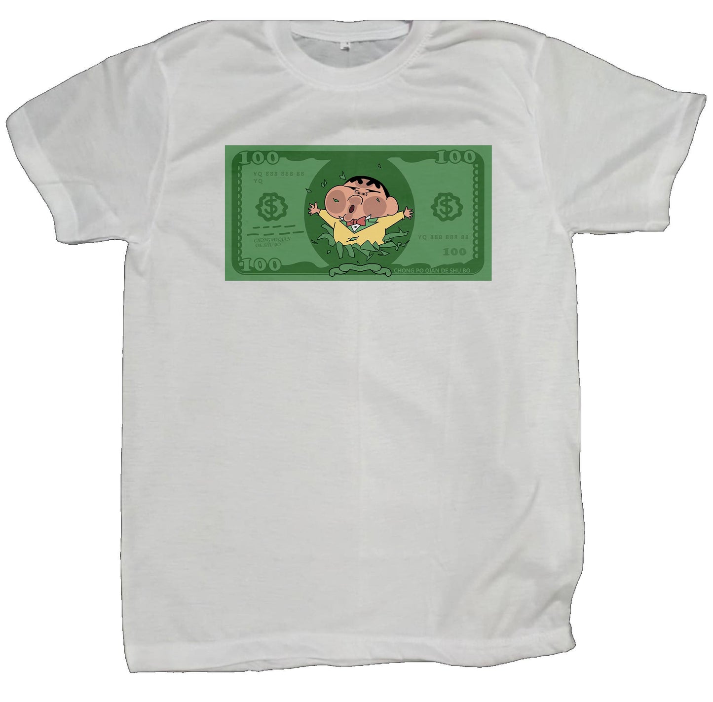 Neon Genesis Evangelion t- shirt fat White 12