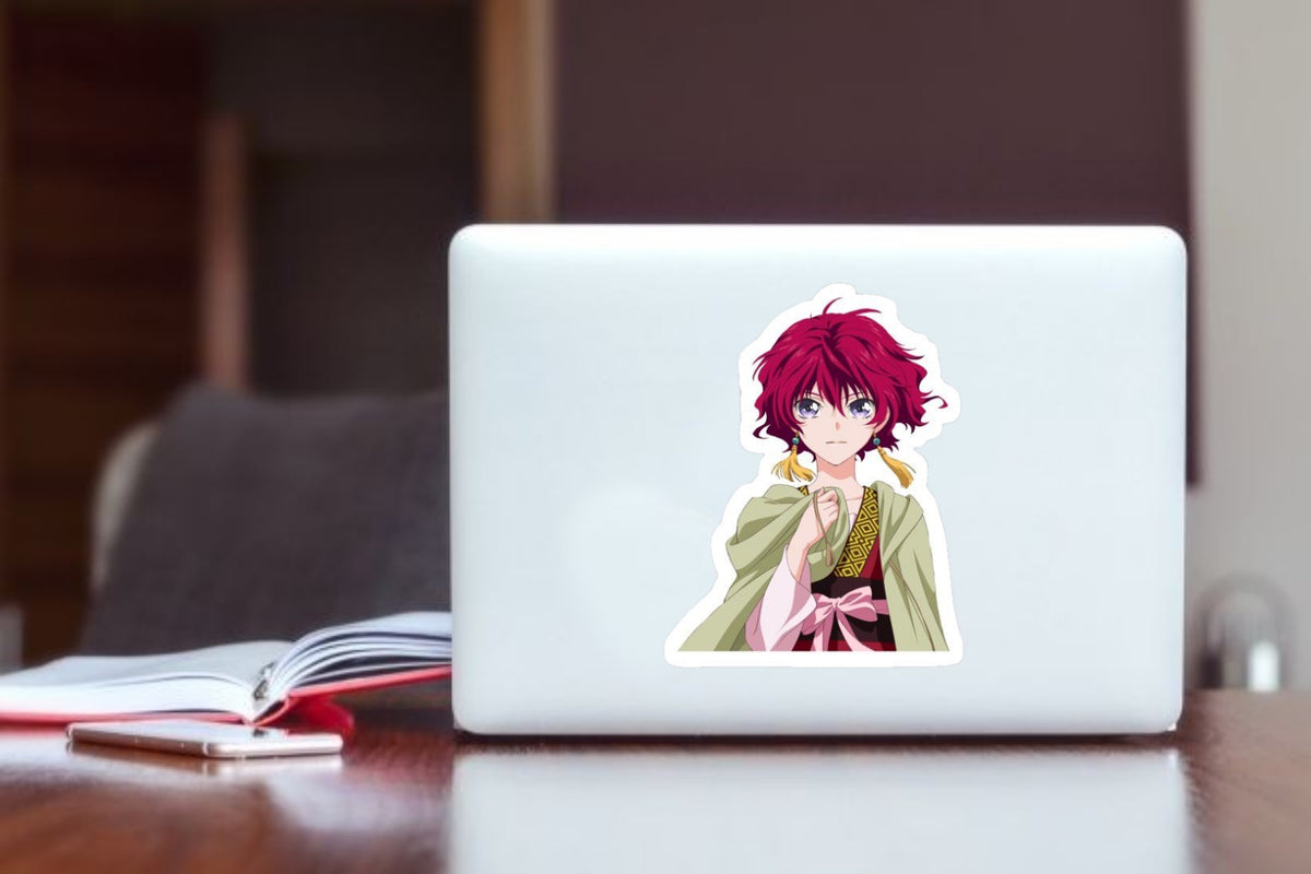 "Yona of the Dawn Anime Sticker, Waterproof Vinyl Fantasy Decal for Laptop, Water Bottle, Hydro Flask, Skateboard, Luggage, Kawaii Adventure Anime Merchandise Gifts"