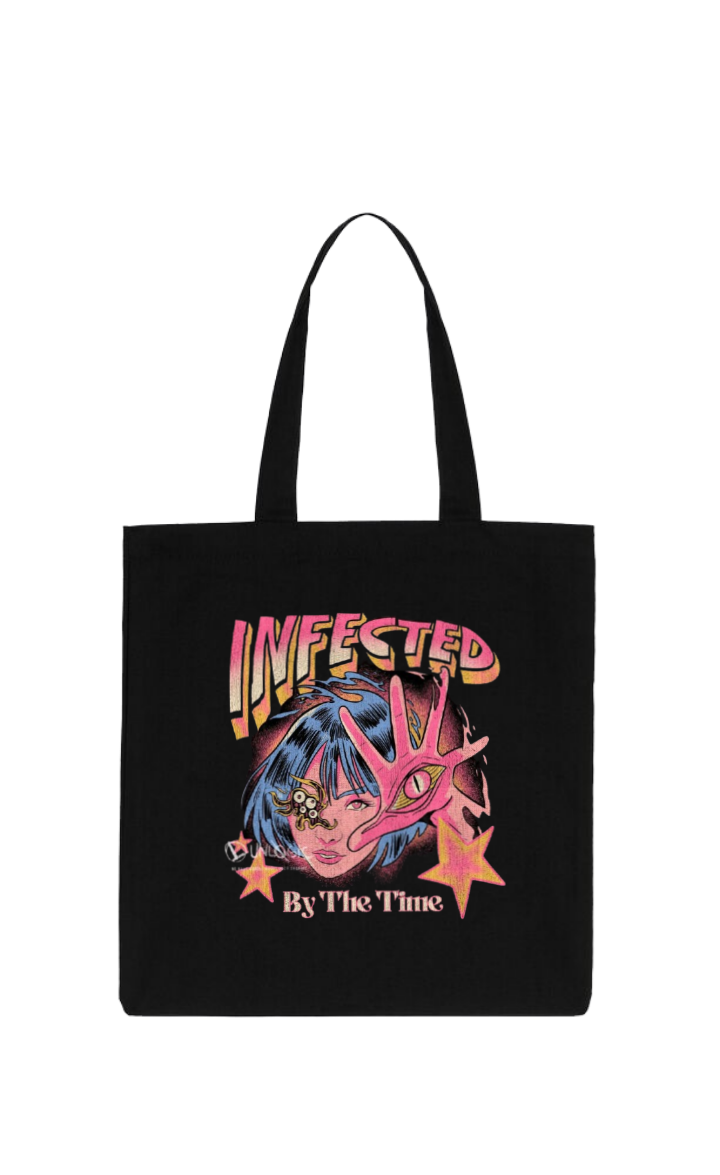 aliens tote bag Black 29