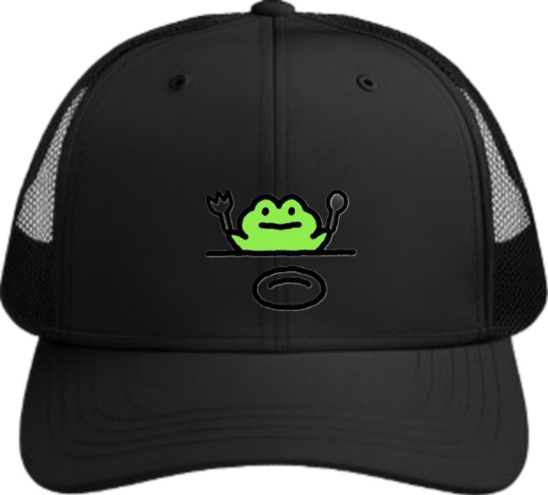 Frog Baseball cap Black 18