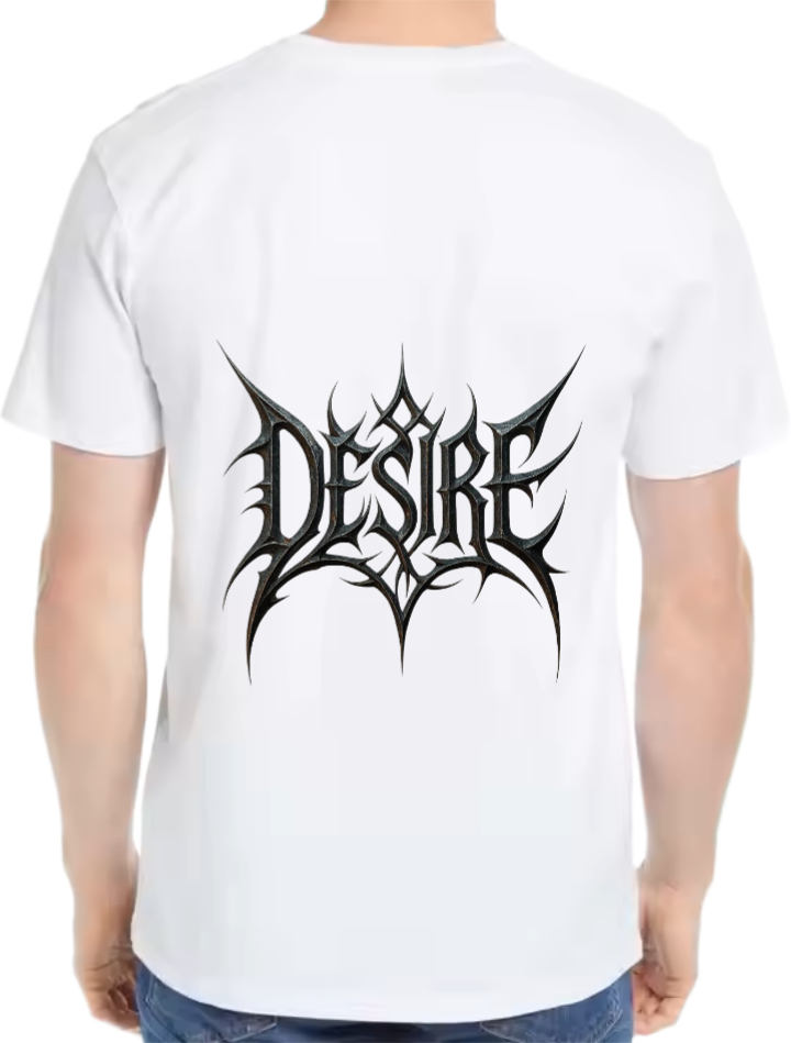 Goth Oversize t- shirt White Back 18