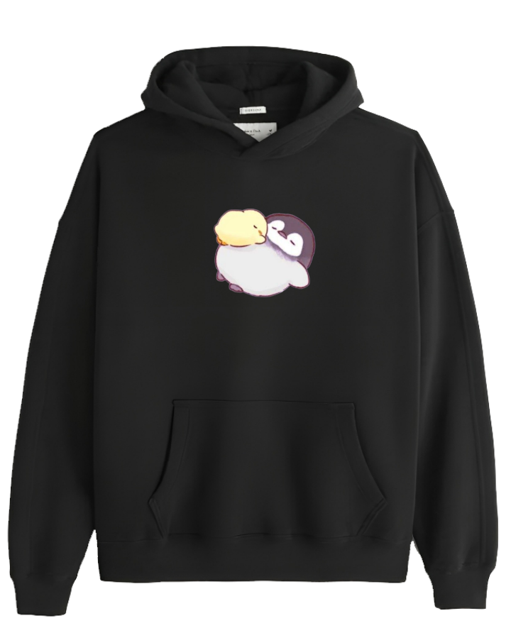 duck Oversize Hoodie Black 18
