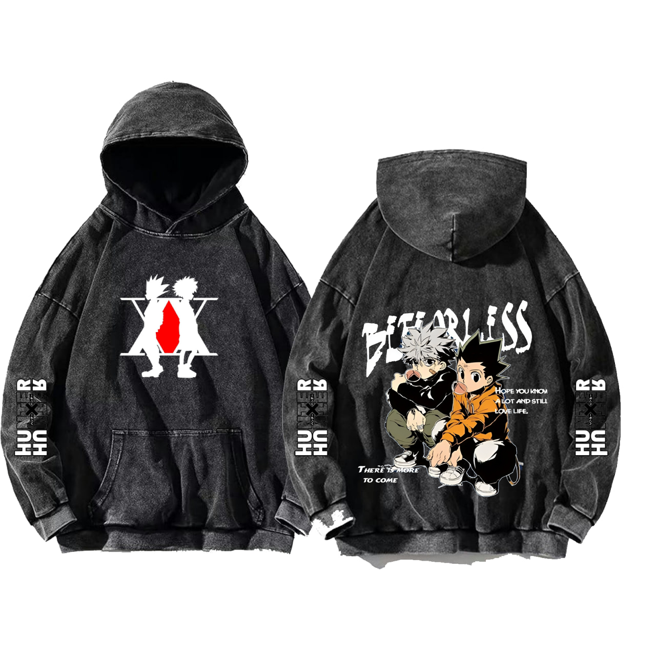 Hunter × Hunter One Size hoodie Washed Back 18
