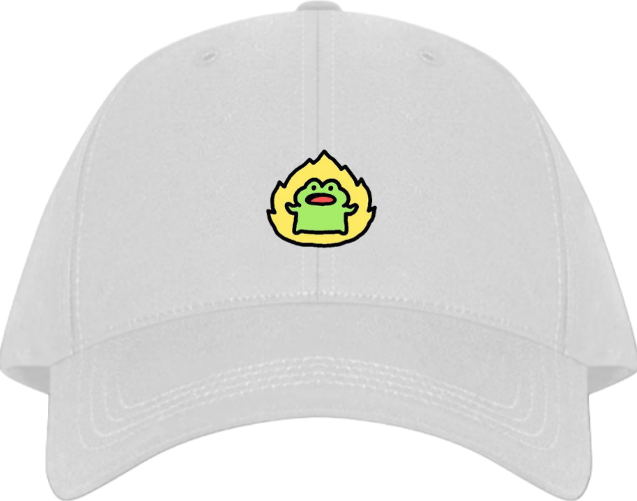 Frog Baseball cap White 18