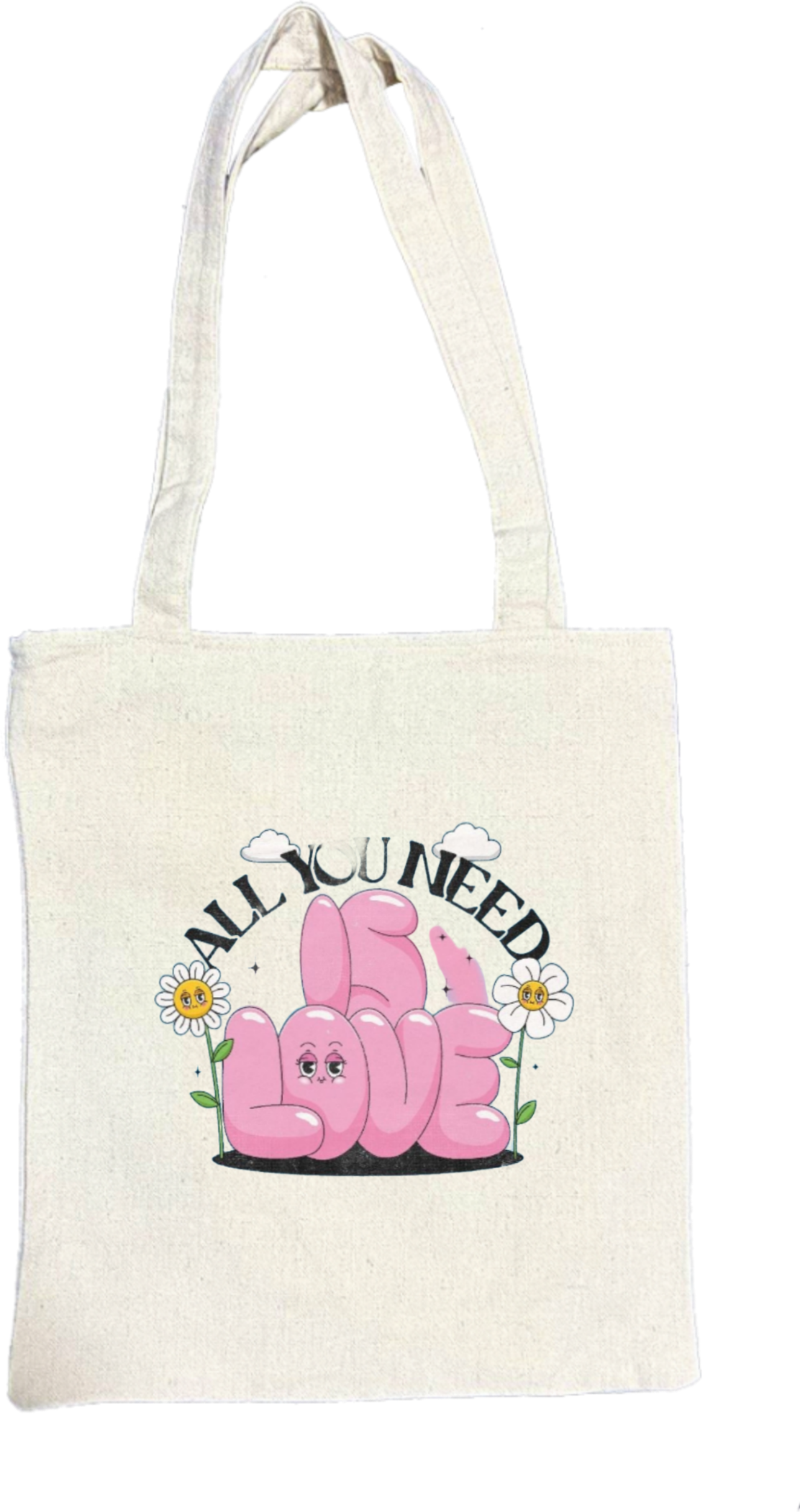 ALL YOU NEED tote bag beige 158