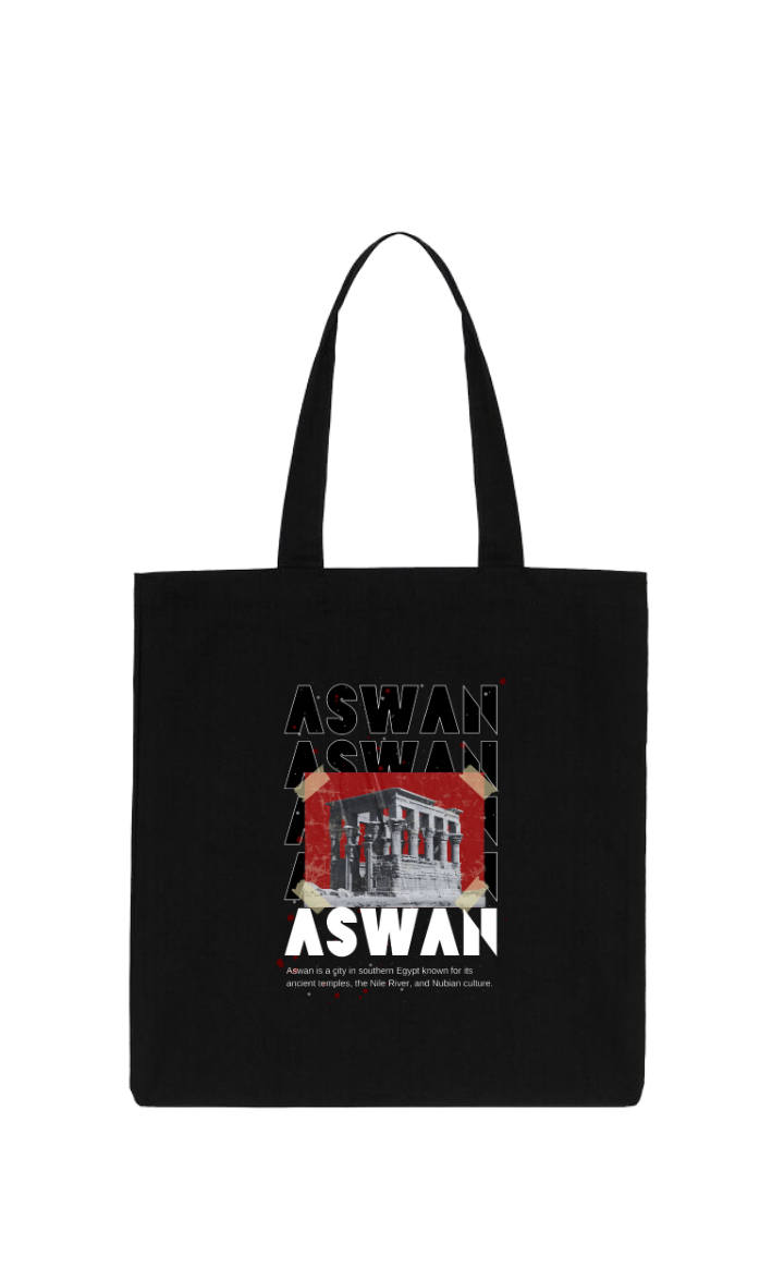 Egypt tote bag Black 18