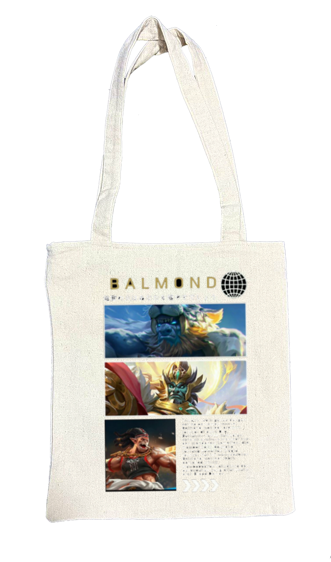 Mobile Legends Bang Bang tote bag beige 18