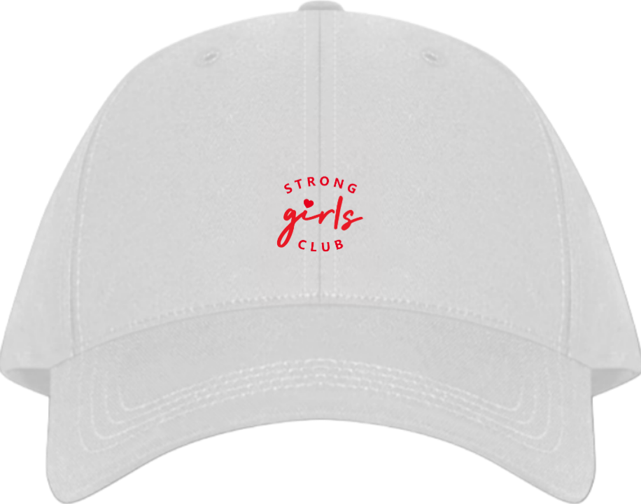 STRONG girls CLUB Baseball cap White 187