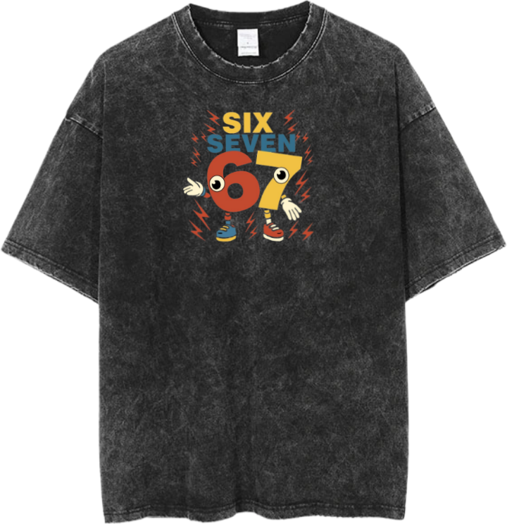 67 designs One Size t- shirt Washed 19