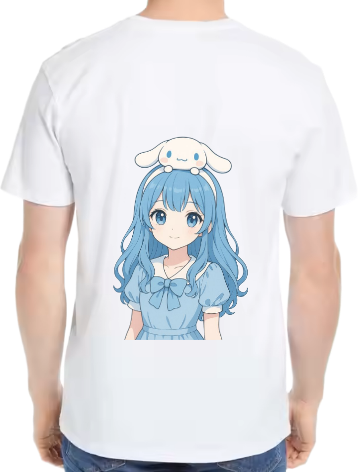 Fan Art t- shirt One Size White back 18