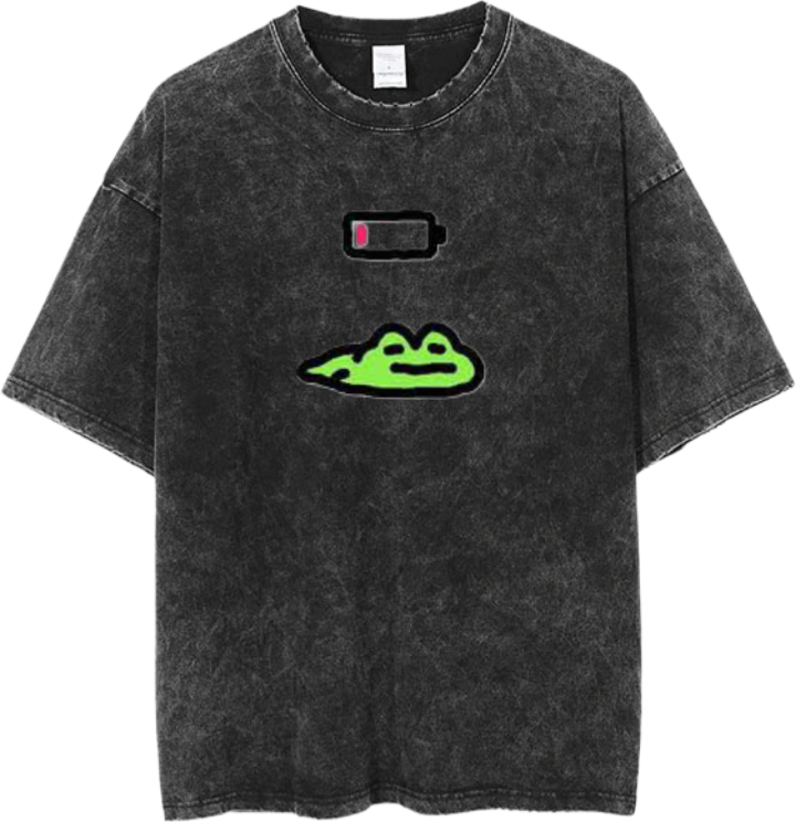 Frog One Size t- shirt Washed 19