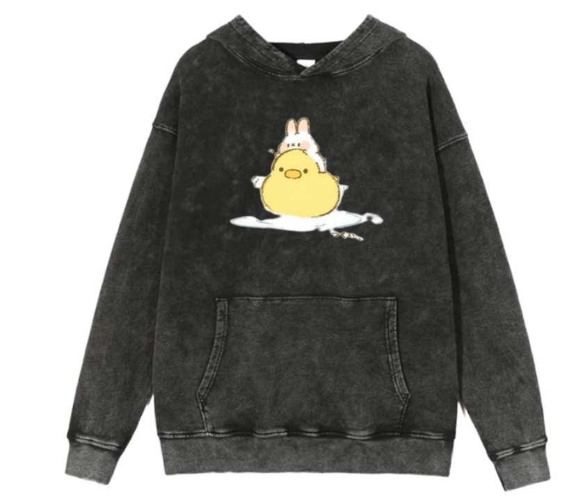 duck Oversize Hoodie Washed 19