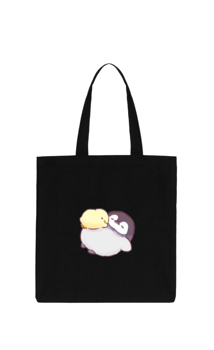 duck tote bag Black 19