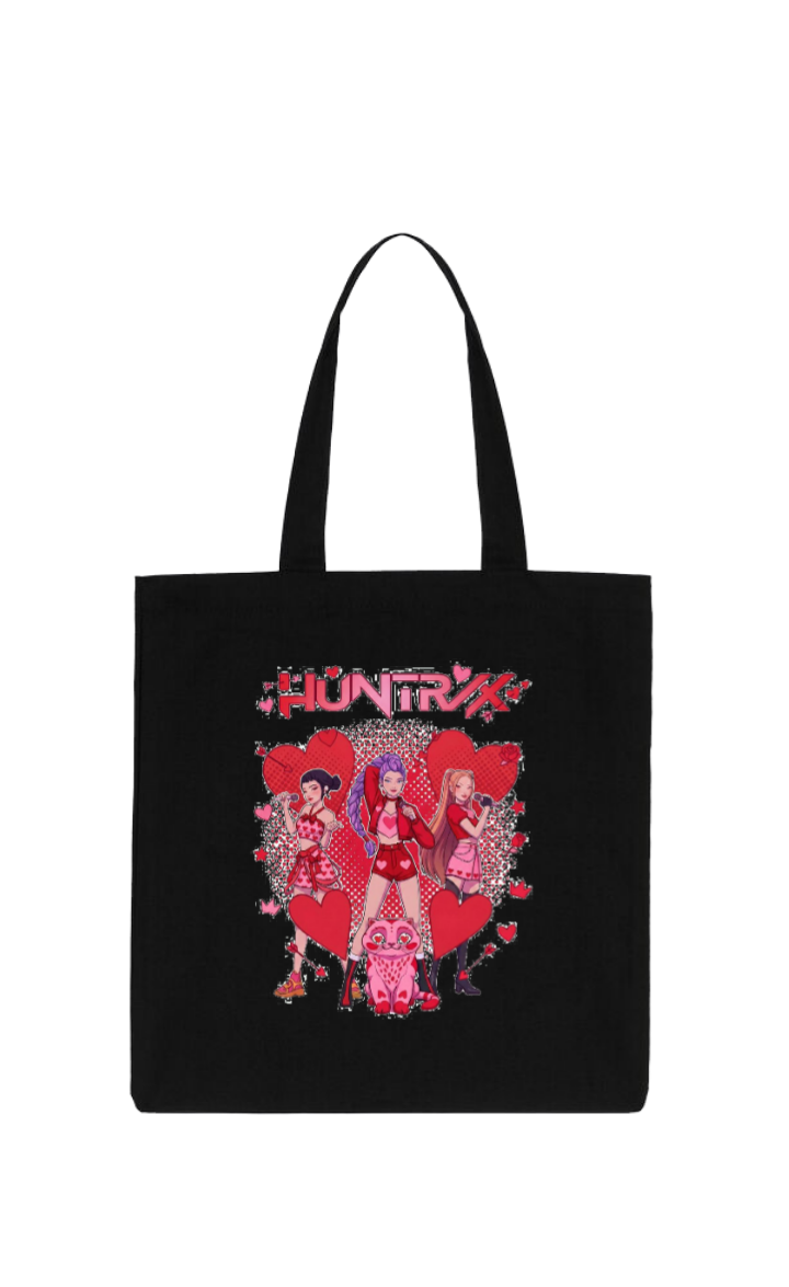 Hunterix kpop tote bag Black 16
