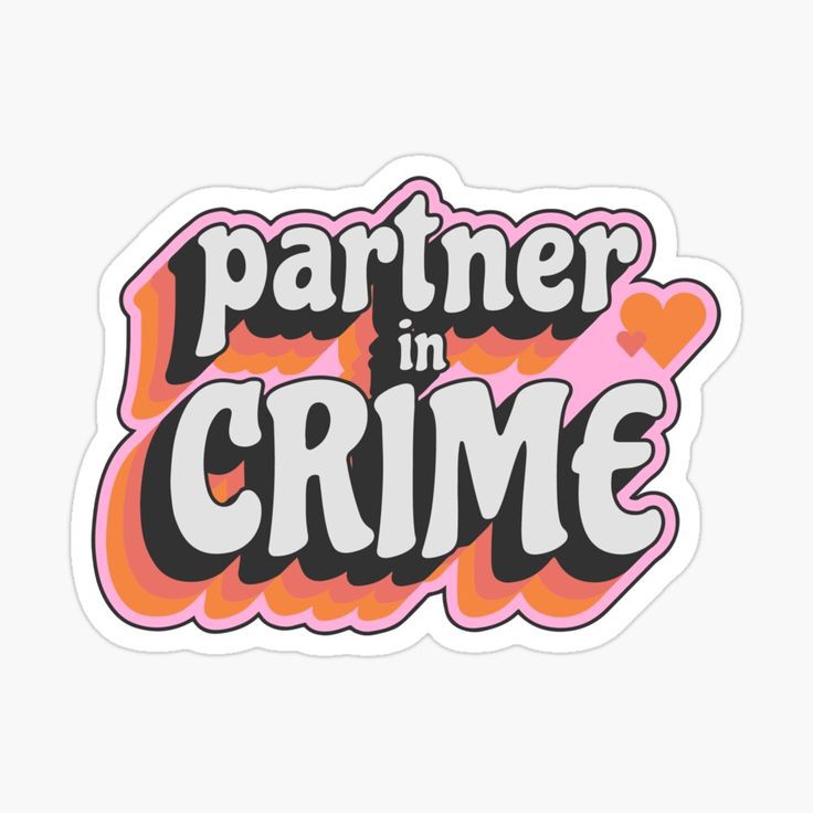 partner CRIME Sticker 190