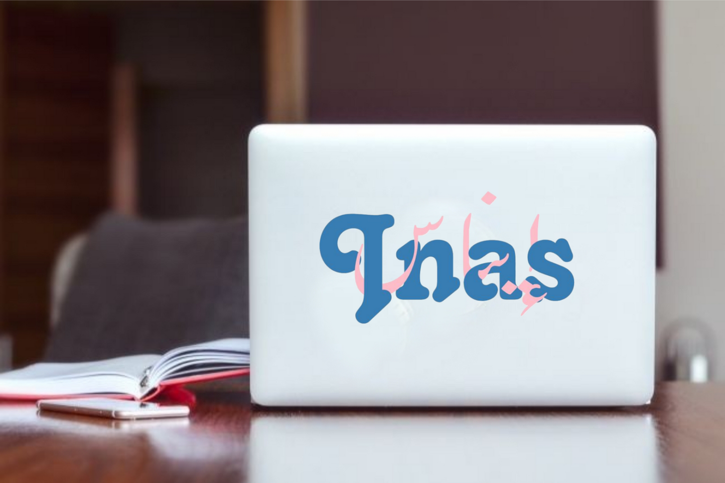 names Laptop Sticker Inas 19