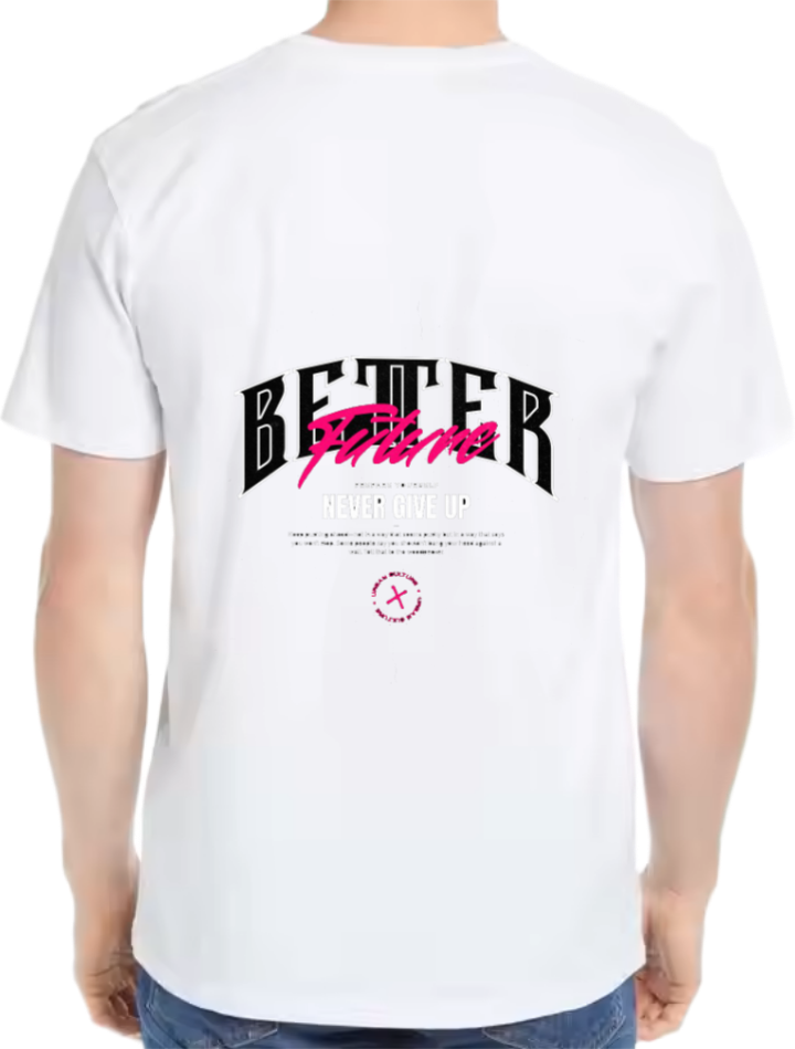 BETER t- shirt Over Size White Back 59