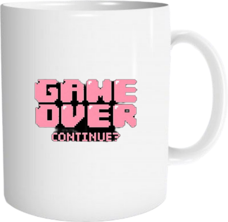 GAME OVER (CONTINUE?) Mug 19