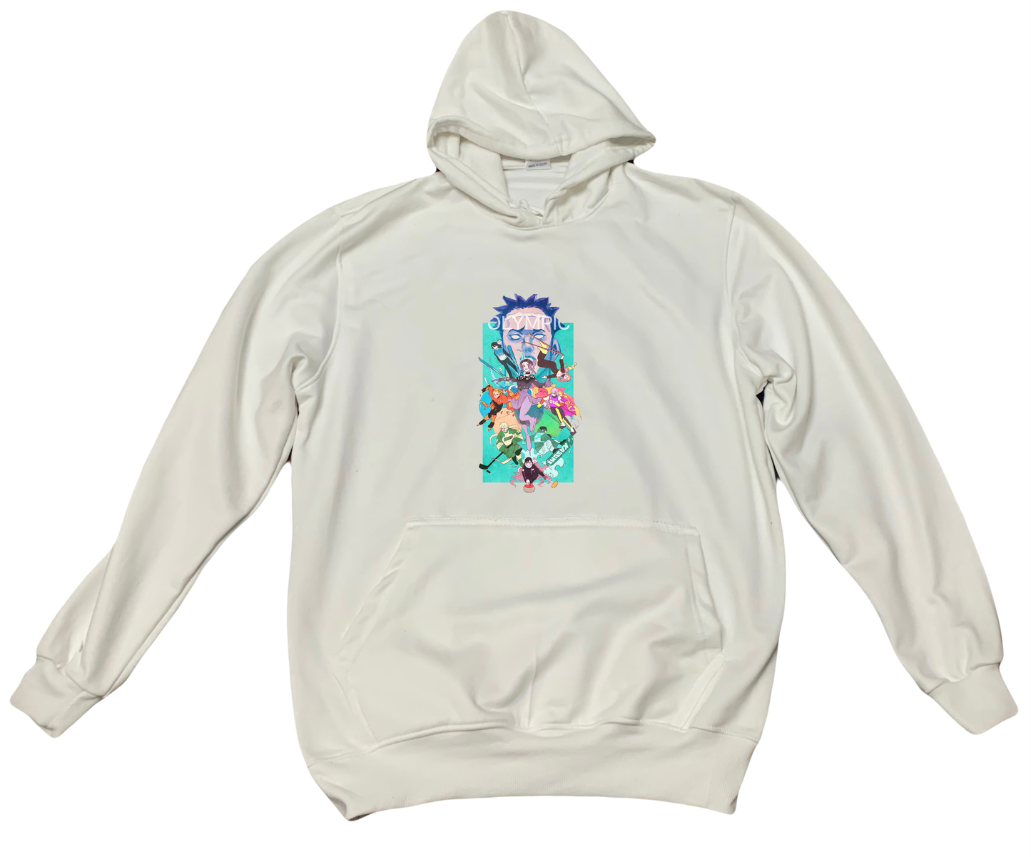 Anime Demon slayer nezuko tanjiro Oversize Hoodie White 19