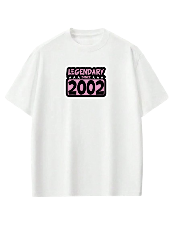 age t- shirt White 2002