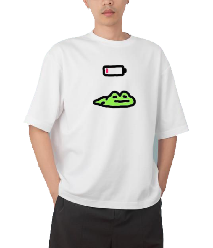 Frog One Size t- shirt White 19