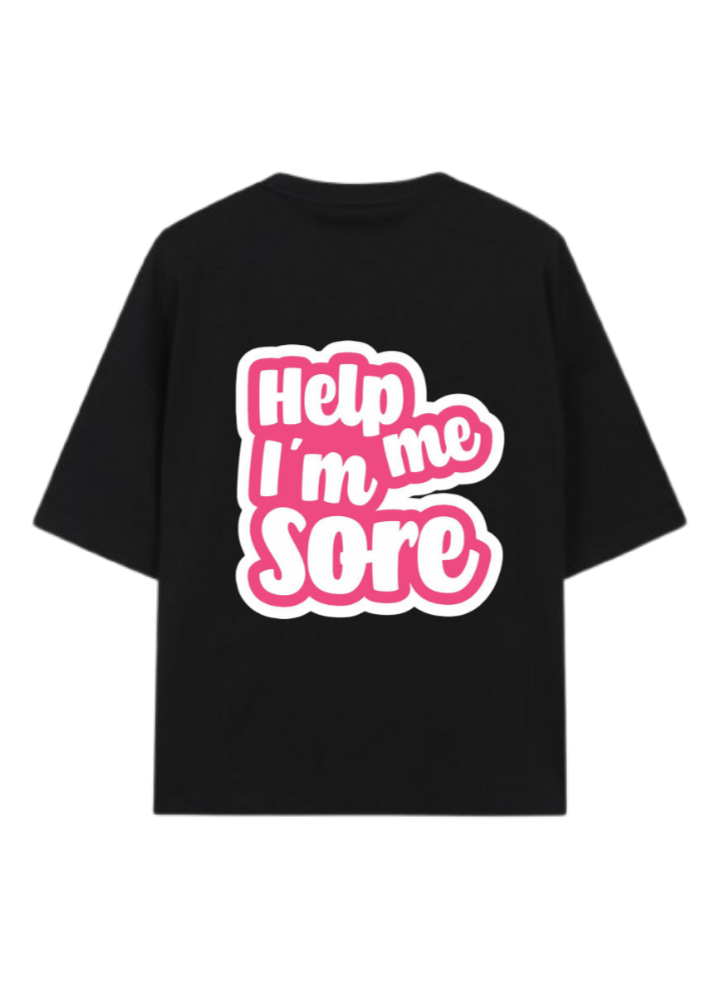 workout gym pilates One Size t- shirt Black Back 19