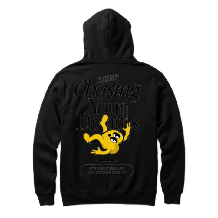 KHEP Chasing Your Divants One Size hoodie Black Back 18