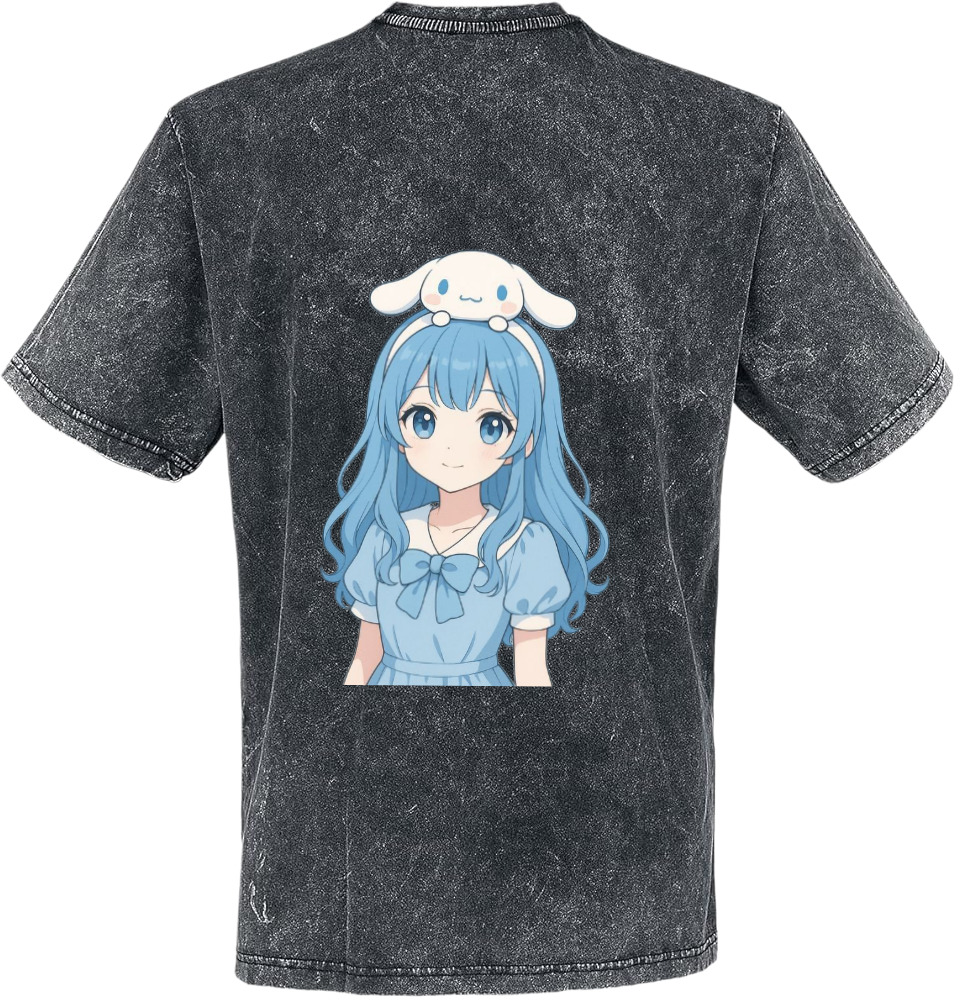 Kawaii t- shirt One Size Washed Back 18