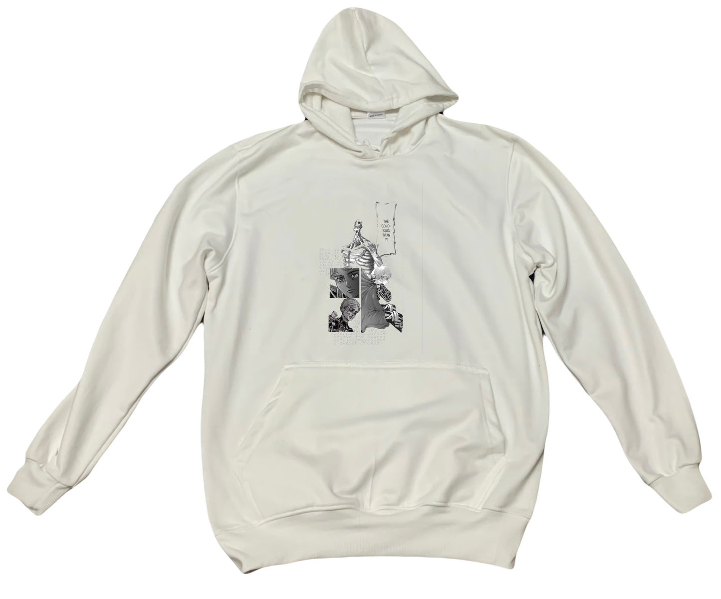 Anime Attack on titan shingeki no kyojin eren levi mikasa Aot White Oversize HOODIE 19