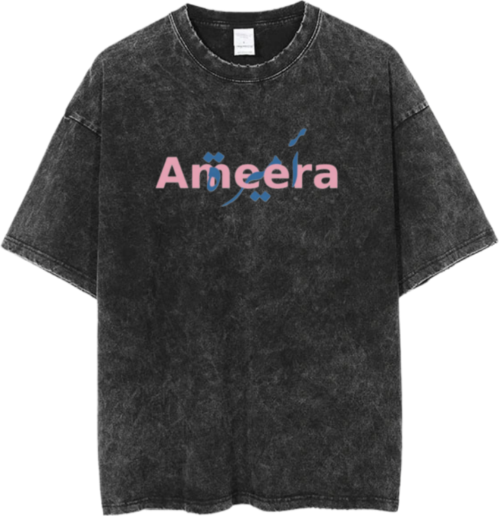 names t- shirt One Size Washed Ameera 19