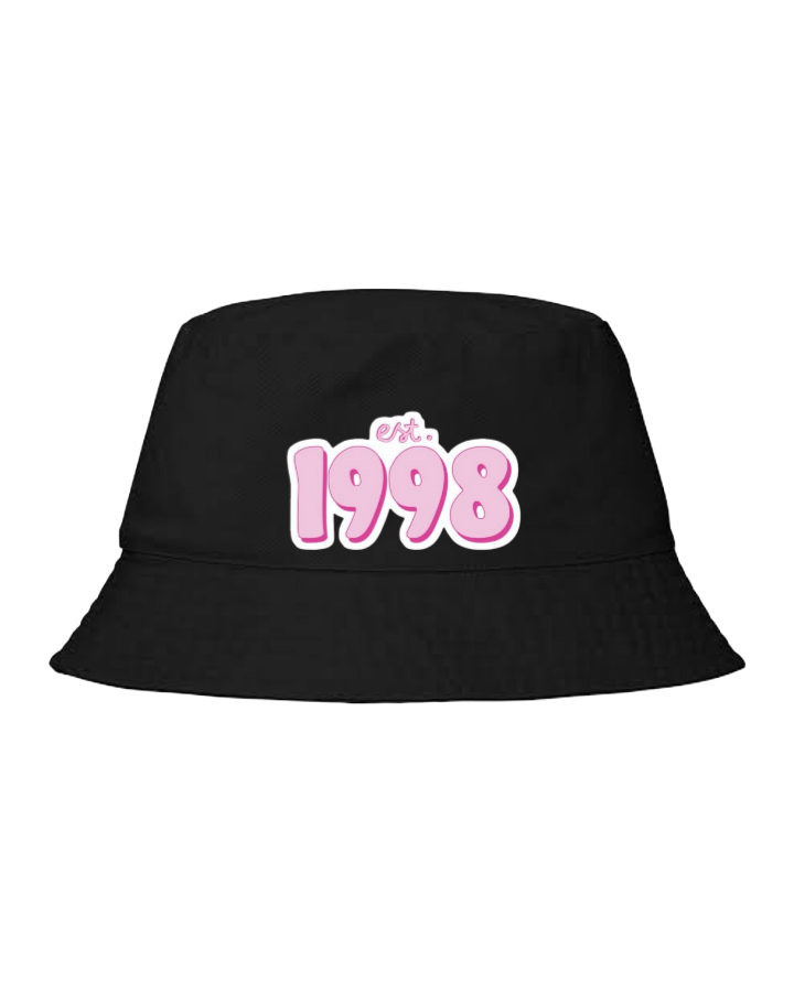 age Bucket hat Fishman hat cap Black 1998