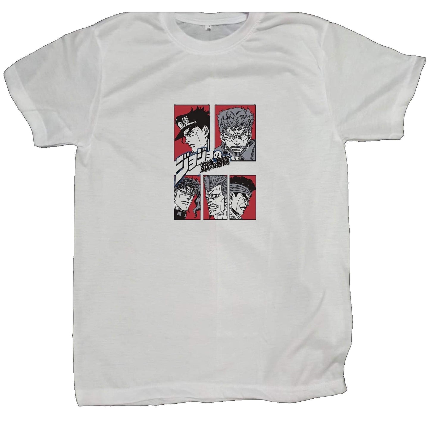 JoJo's Bizarre Adventure t- shirt fat White 1