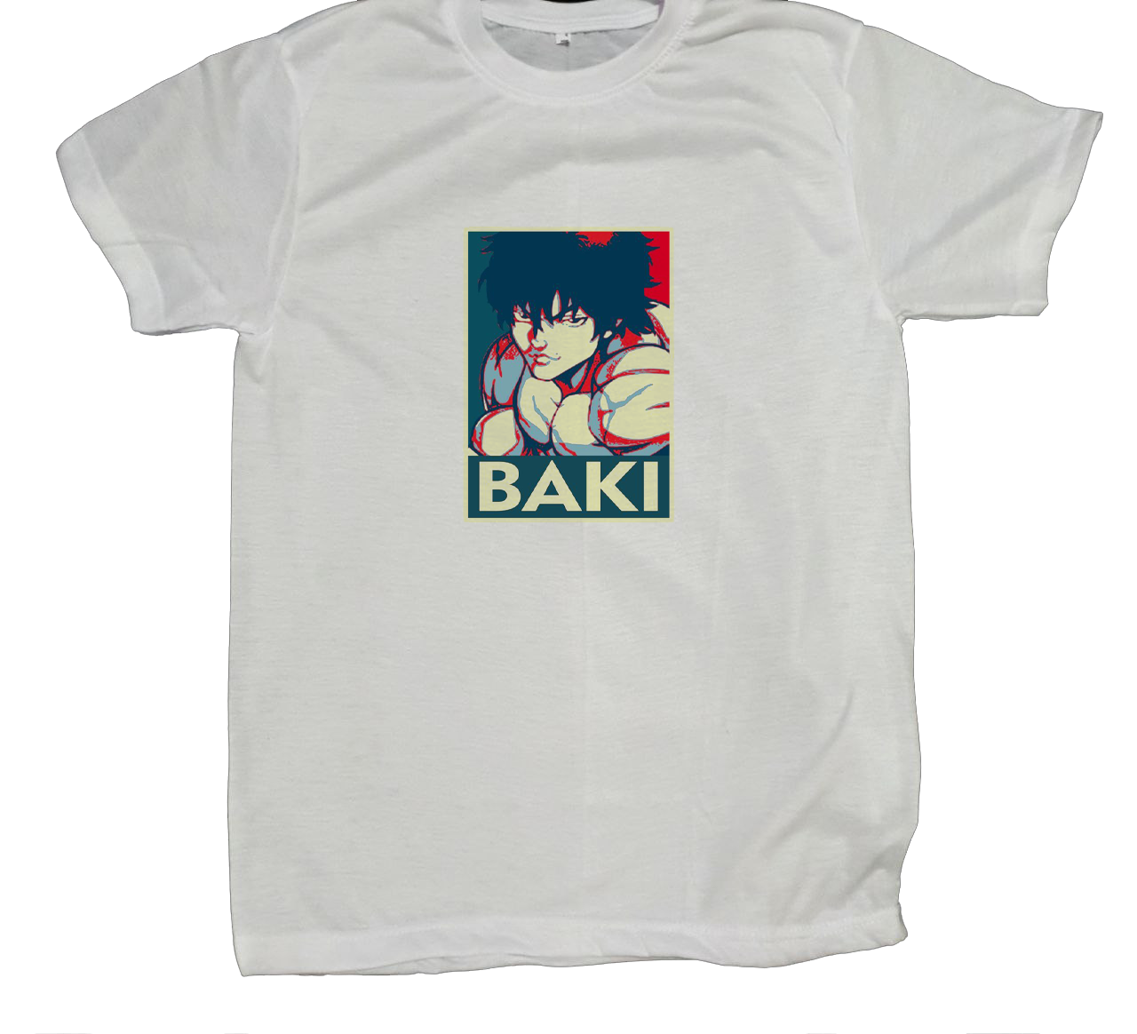 anami baki Back text One Size t- shirt White 1