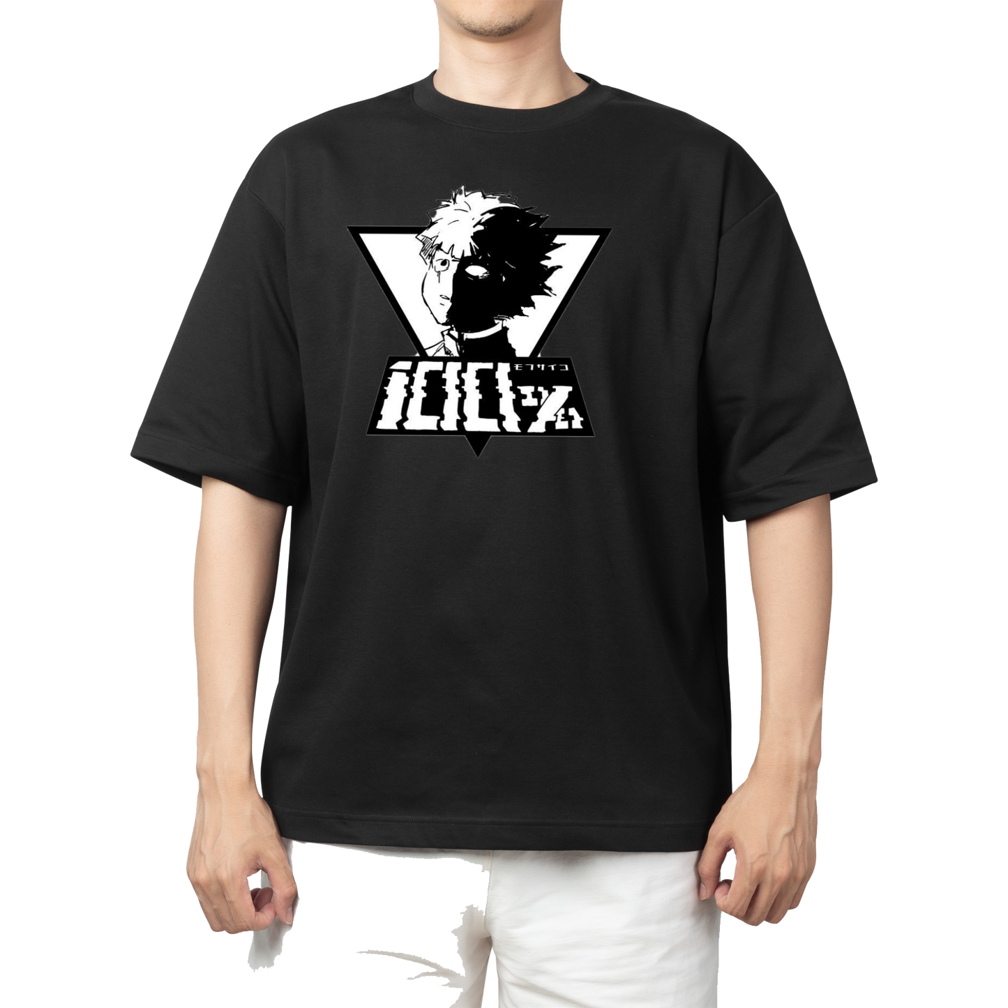 Mob Psycho 100 t- shirt One Size Black 1