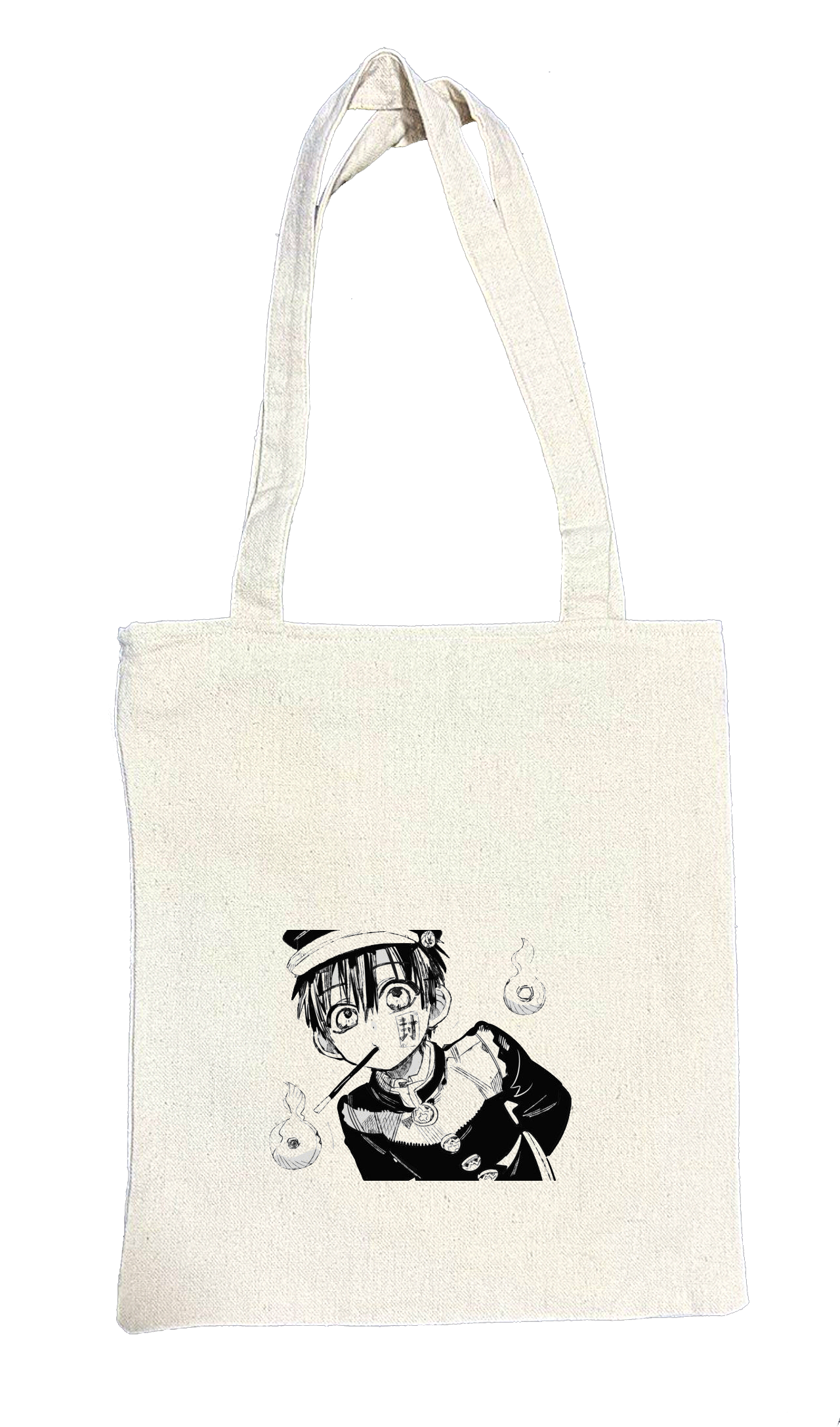 Hanako-kun tote bag beige 1