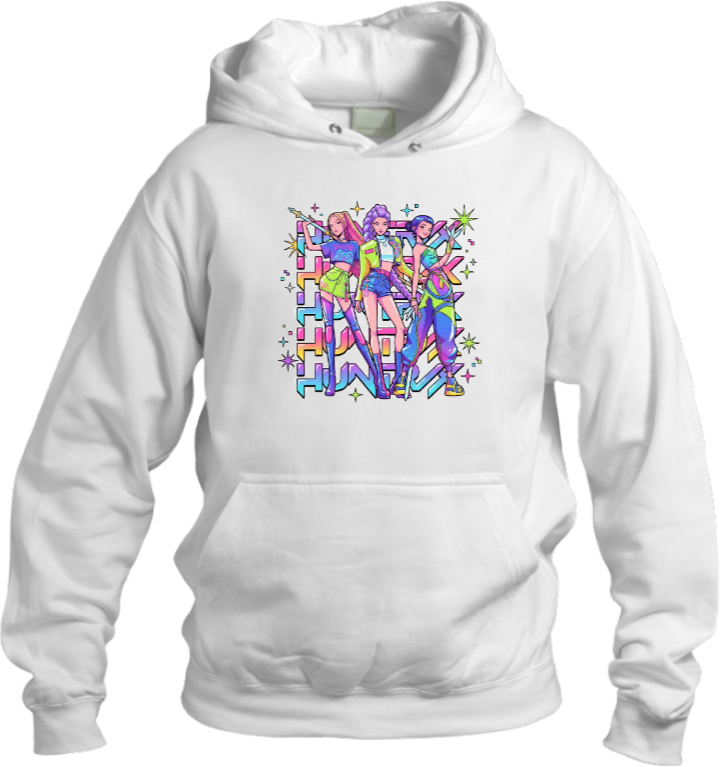 Hunterix kpop Oversize Hoodie White 1