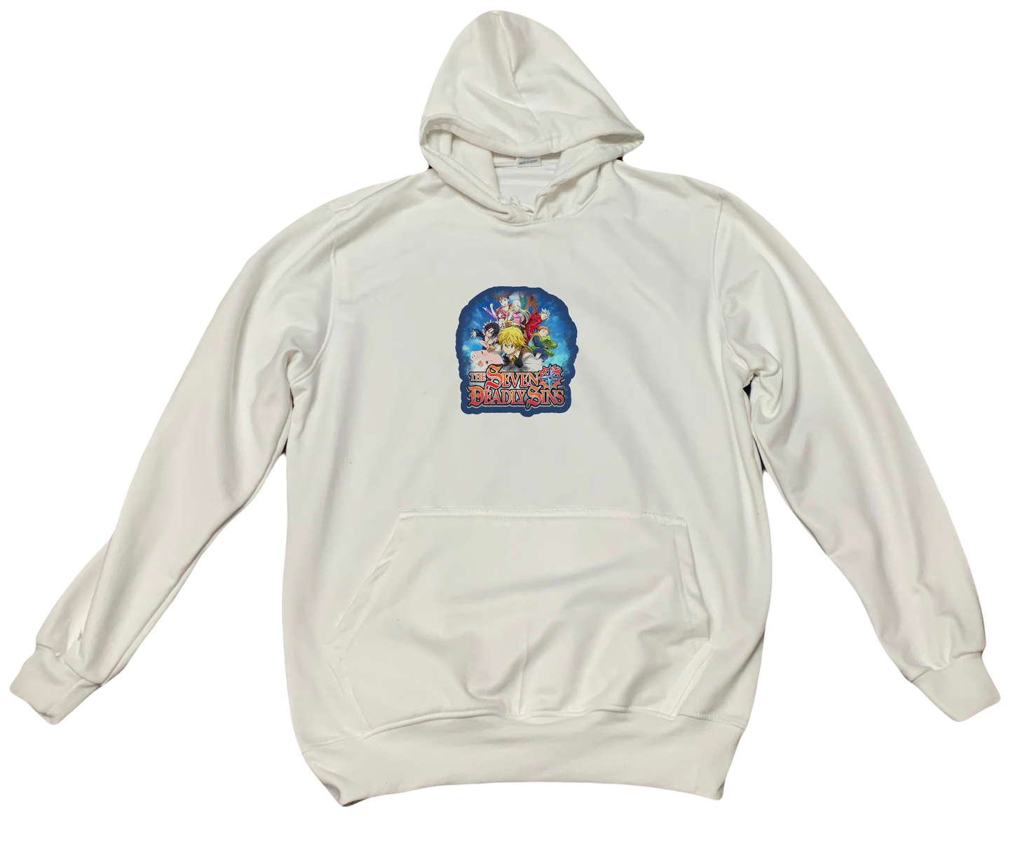 Anime Nanatsu no taizai seven deadly sins Oversize Hoodie White 1