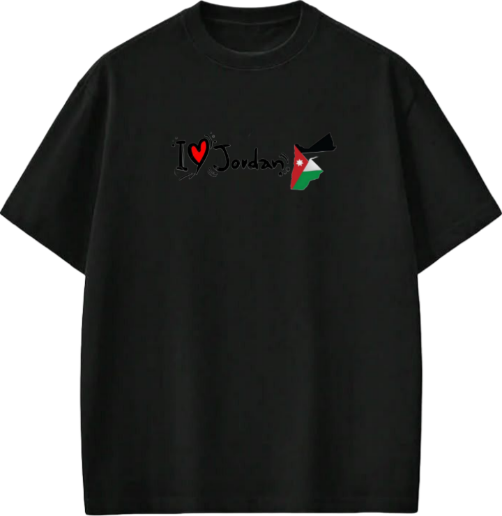 Jordan t- shirt Oversize Black 1