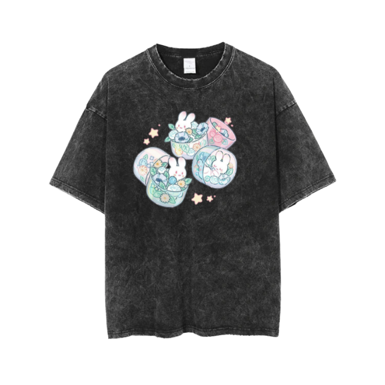 bunny One Size t- shirt Washed 1