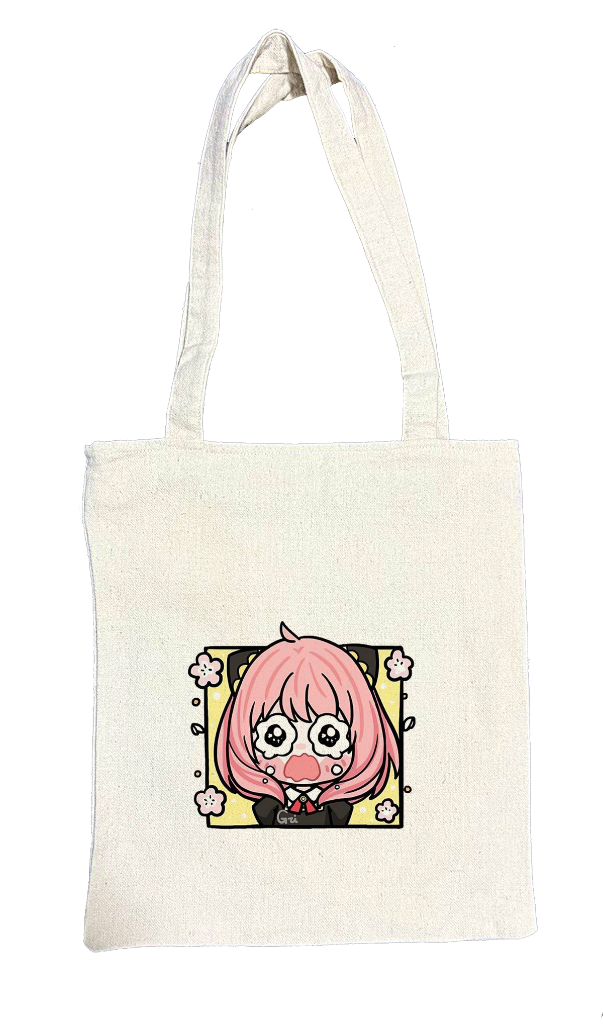spy x family tote bag beige 1