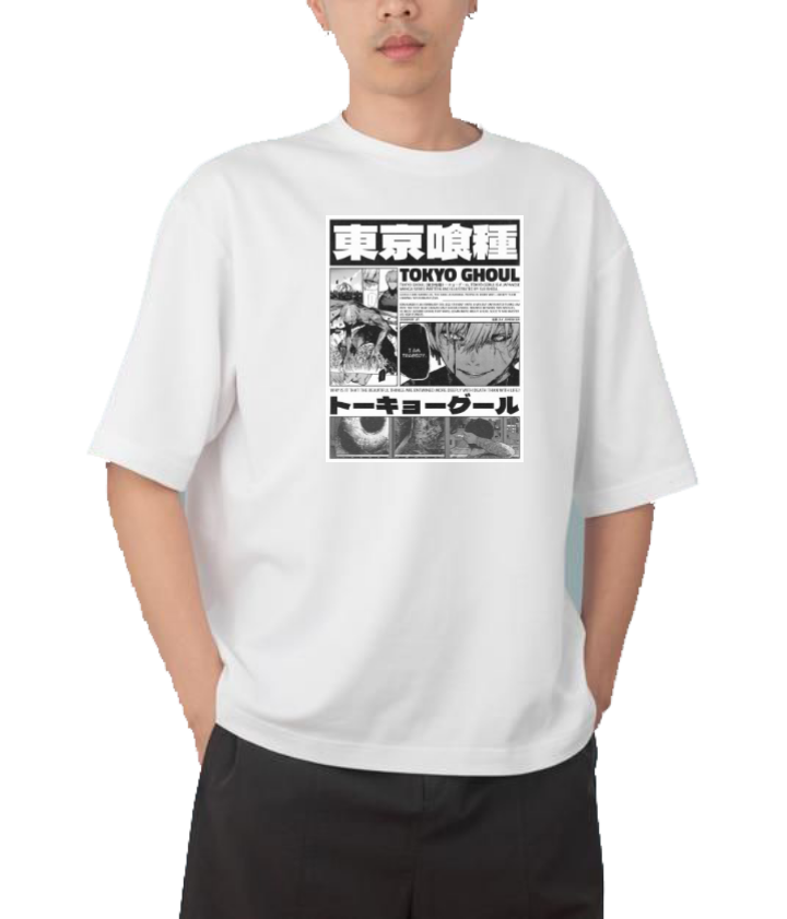 Tokyo ghoul t- shirt One Size White 1