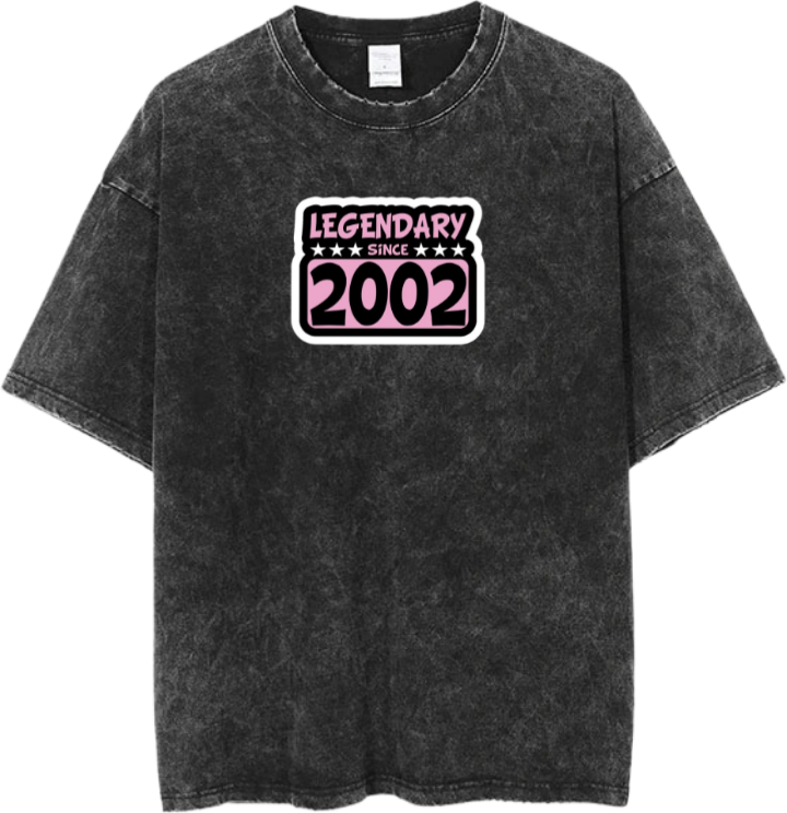 age t- shirt Washed 2002