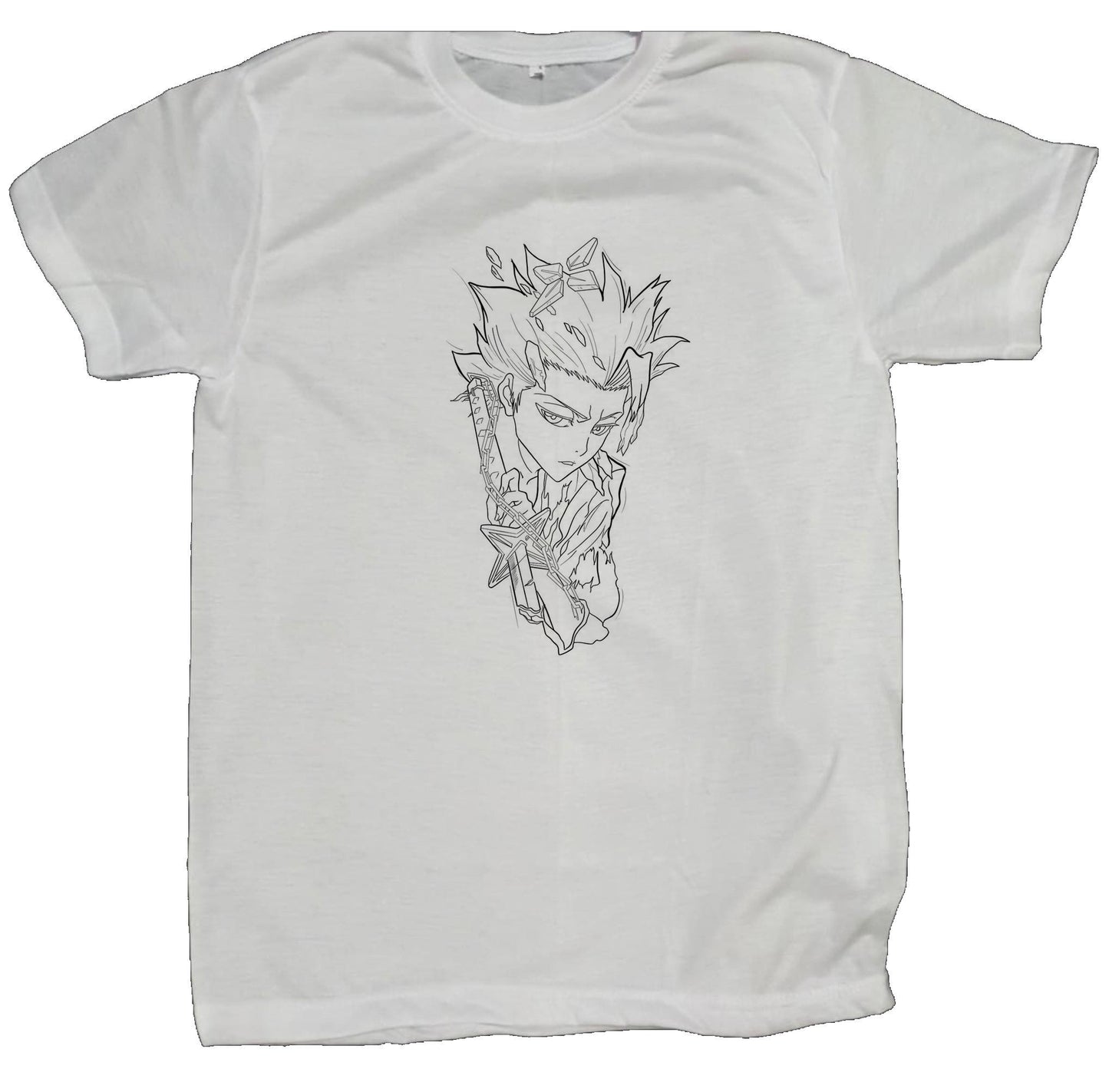 Bleach t- shirt fat White 1