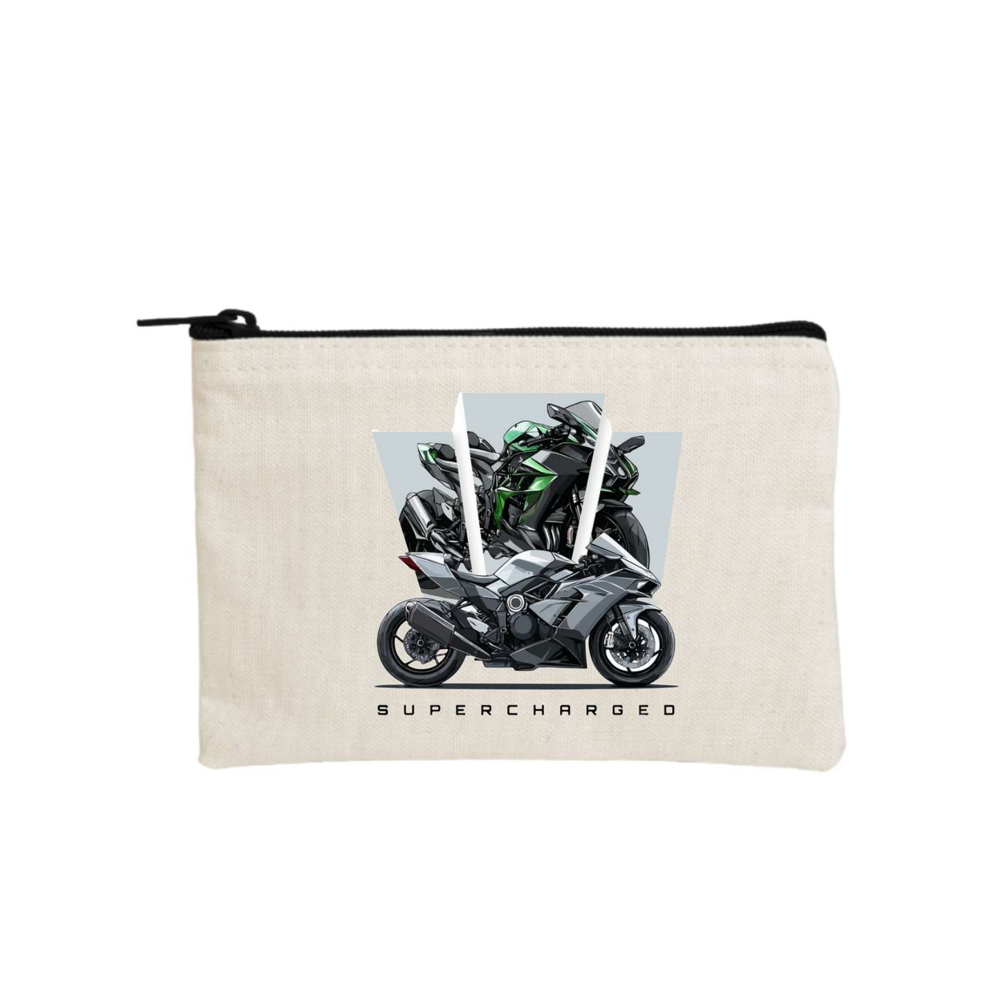 MOTOR CYCLE wallet pencil case Beige 1