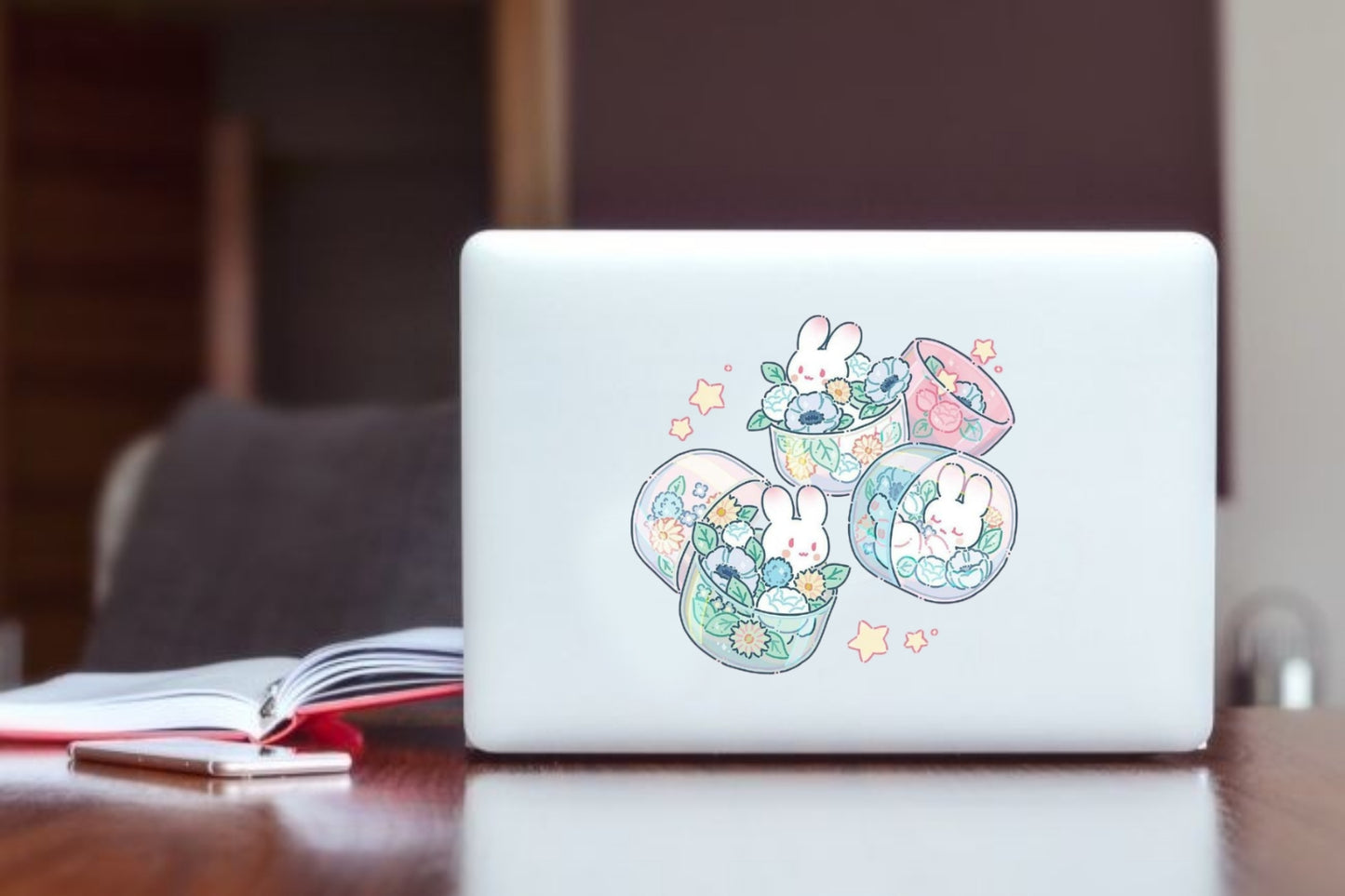 bunny Laptop Sticker 1